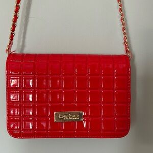 Red bebe mini purse